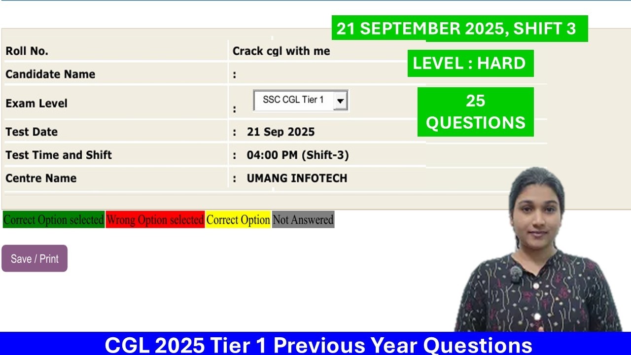 cgl previous year question paper tier 1 #cgl2025 #ssccgl #ssc #cgl #eduquity #eduquitypattern