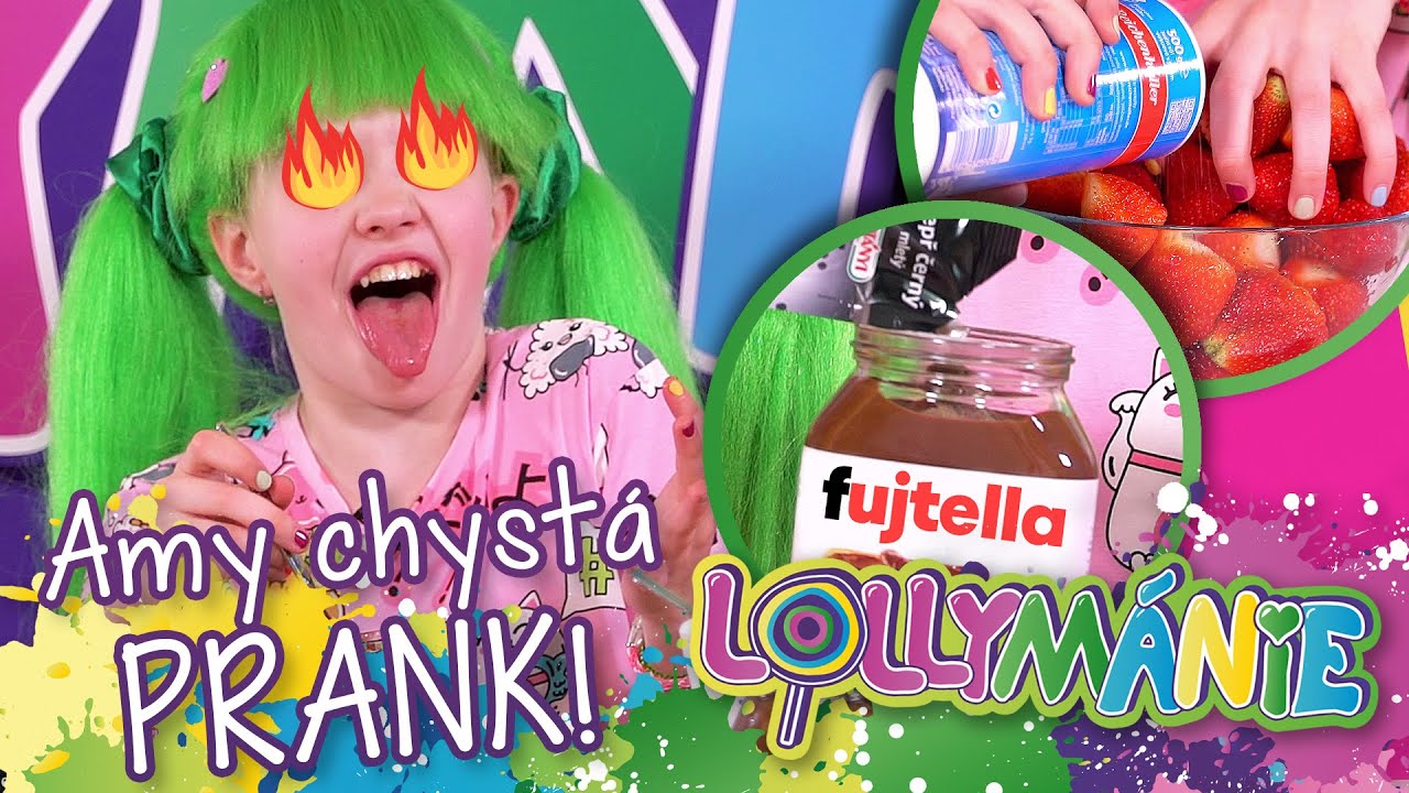 Amy chyst&aacute; prank na holky...chud&aacute;k dort😥😂 │ LOLLYM&Aacute;NIE