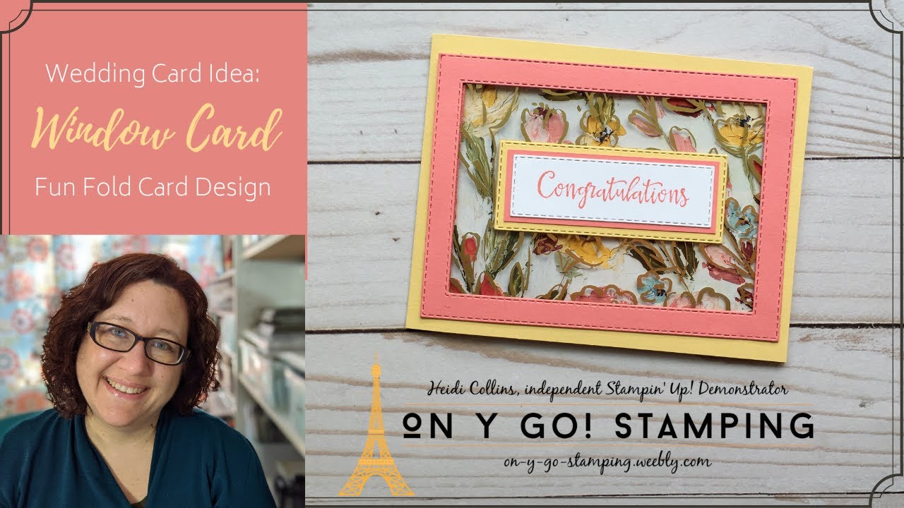 Easy and Elegant Handmade Window Card with Patterned Paper