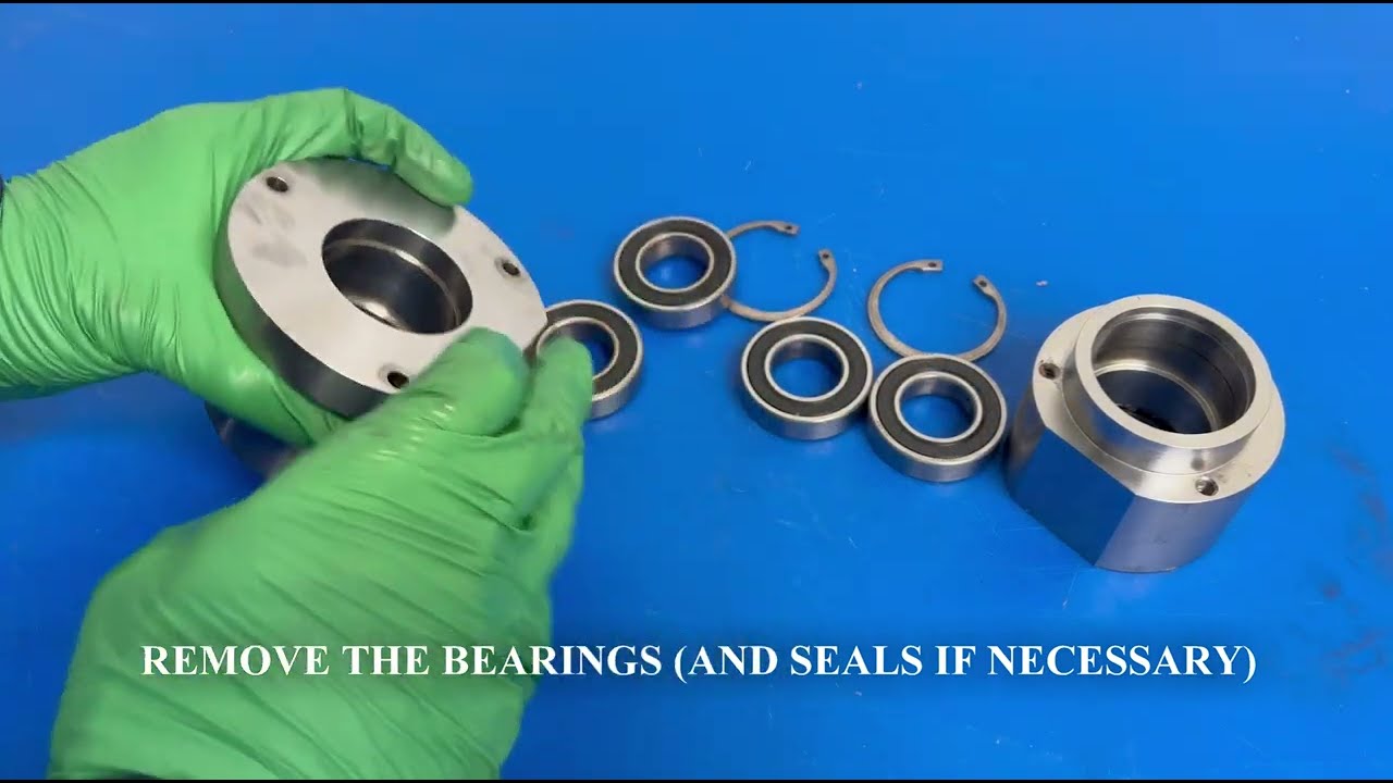 STEEN ST700K - ST700V Bearing replacement instruction video.