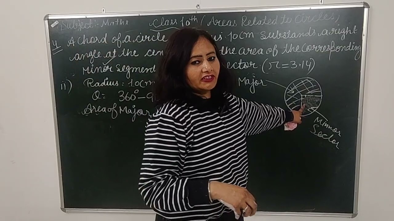 4th and 5th Question of area related to circle 