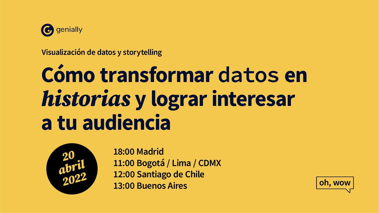 C&oacute;mo transformar datos en historias y lograr interesar a tu audiencia