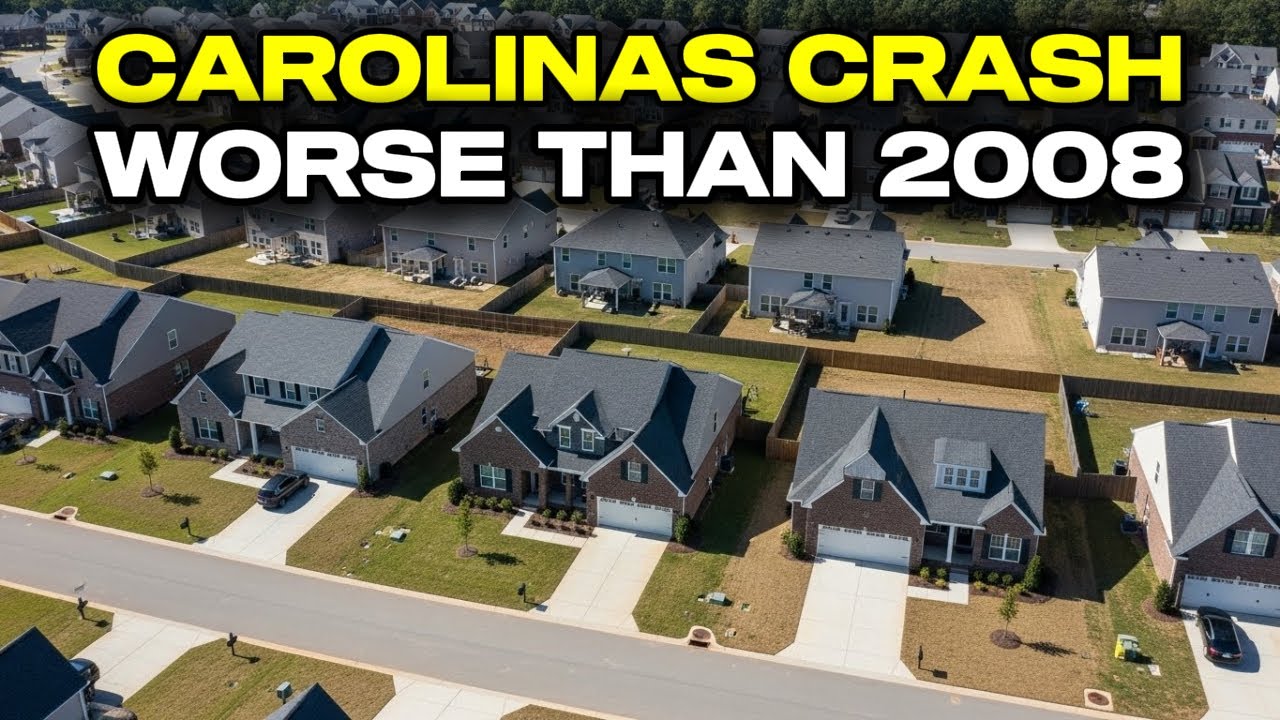 10 Carolina Cities Where Home Prices Are CRASHING Faster Than 2008