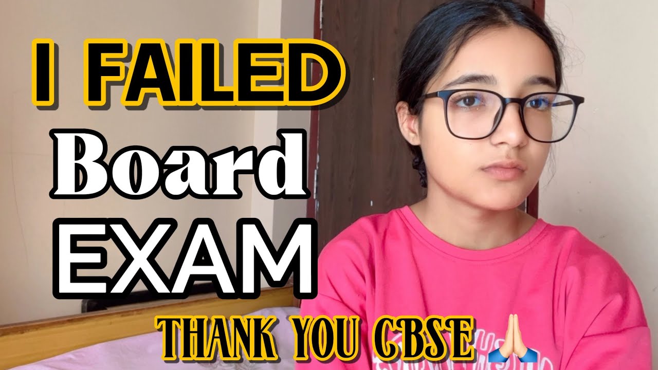 FAILED CBSE board exam | MY RESULT | THANK YOU CBSE 🙏🏻💔#result #cbse #class12