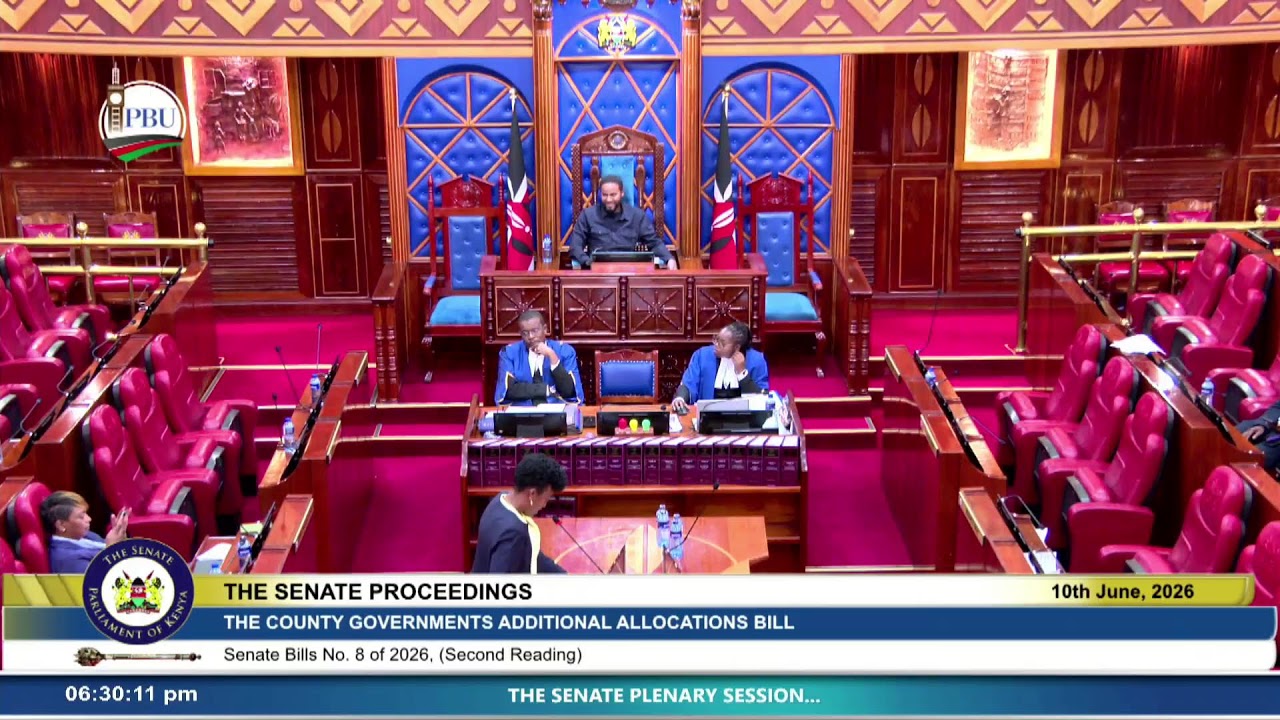 The Senate Plenary, Wednesday 10th June 2026. Afternoon Session