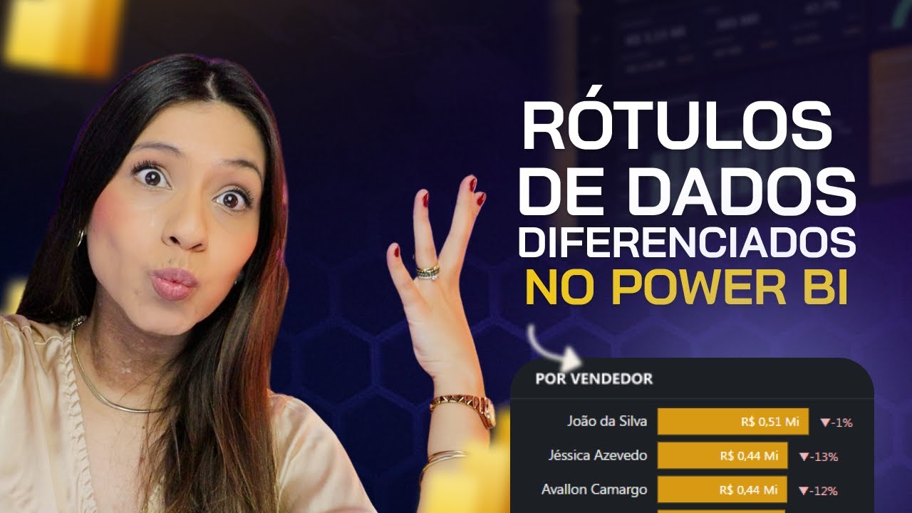 Como criar rótulos de dados no Power BI com Ícones e Cores Dinâmicas (Passo a Passo)
