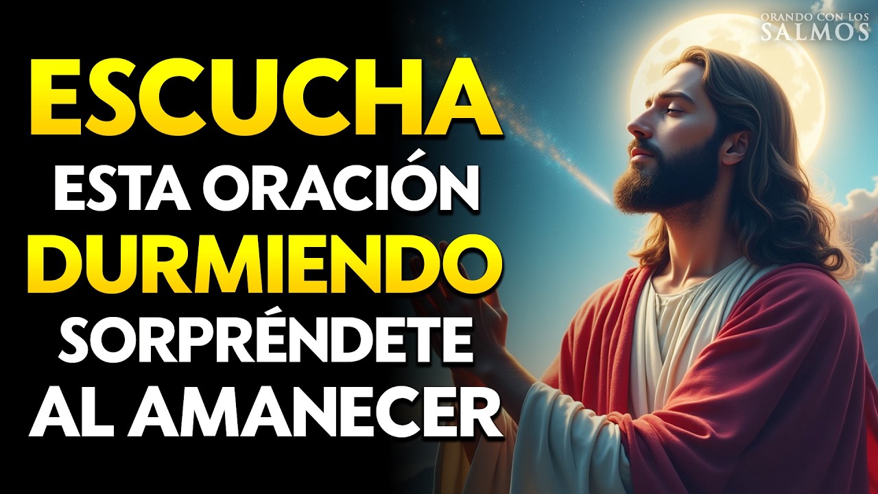 ORACIÓN DE LA NOCHE PARA DORMIR EN PAZ Y RECIBIR BENDICIONES AL AMANECER