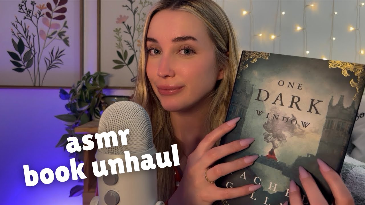 ASMR book unhaul (lots of book triggers)