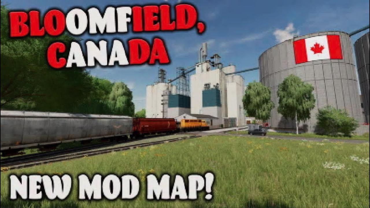 “BLOOMFIELD, CANADA” FS22 MAP TOUR! NEW MOD MAP | Farming Simulator 22 (Review) PS5.