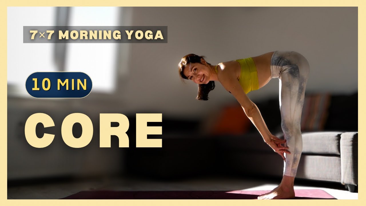 10 Min Morning Yoga • Core Strength & Better Posture • Day 2