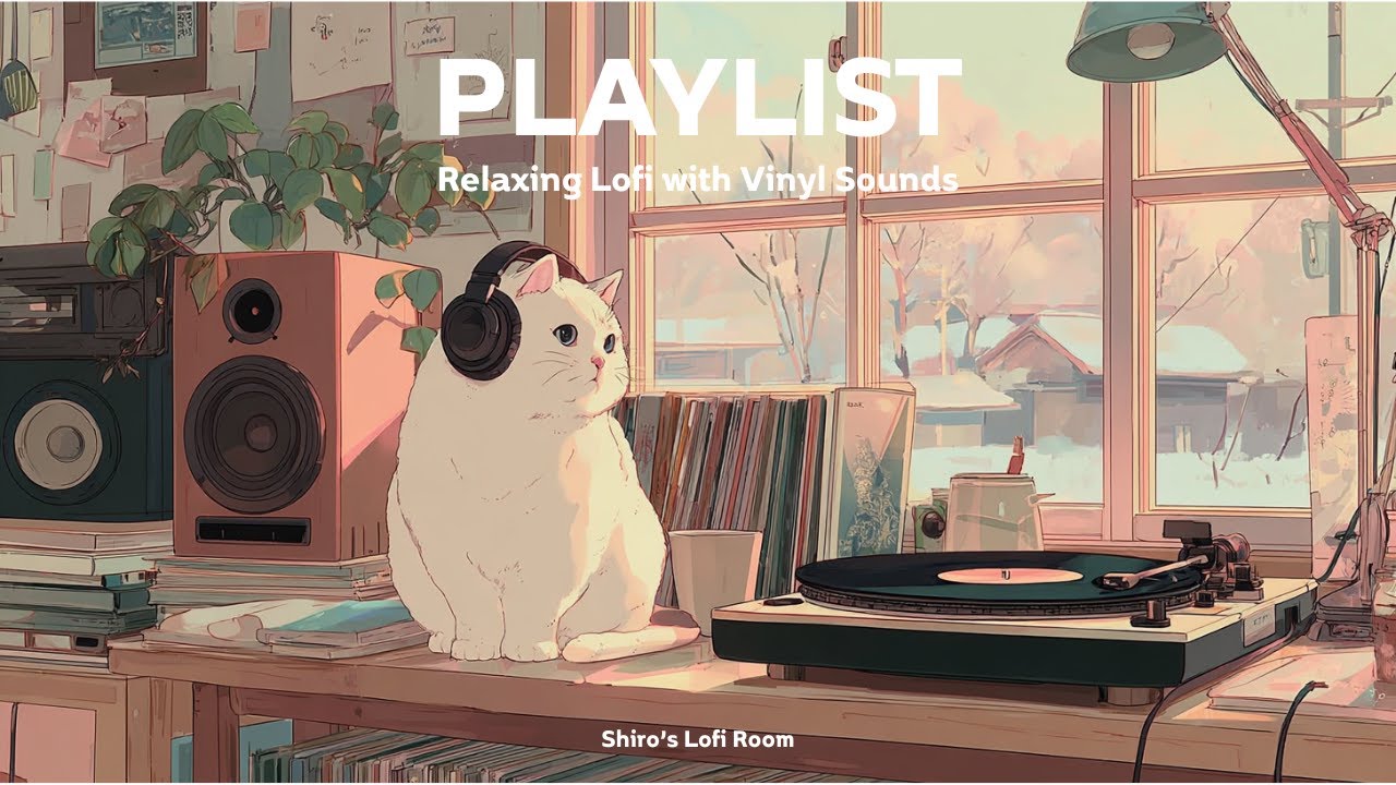 [Vinyl Lofi Playlist]🌠Late Night Vinyl Lofi | Soft & Relaxing🎧