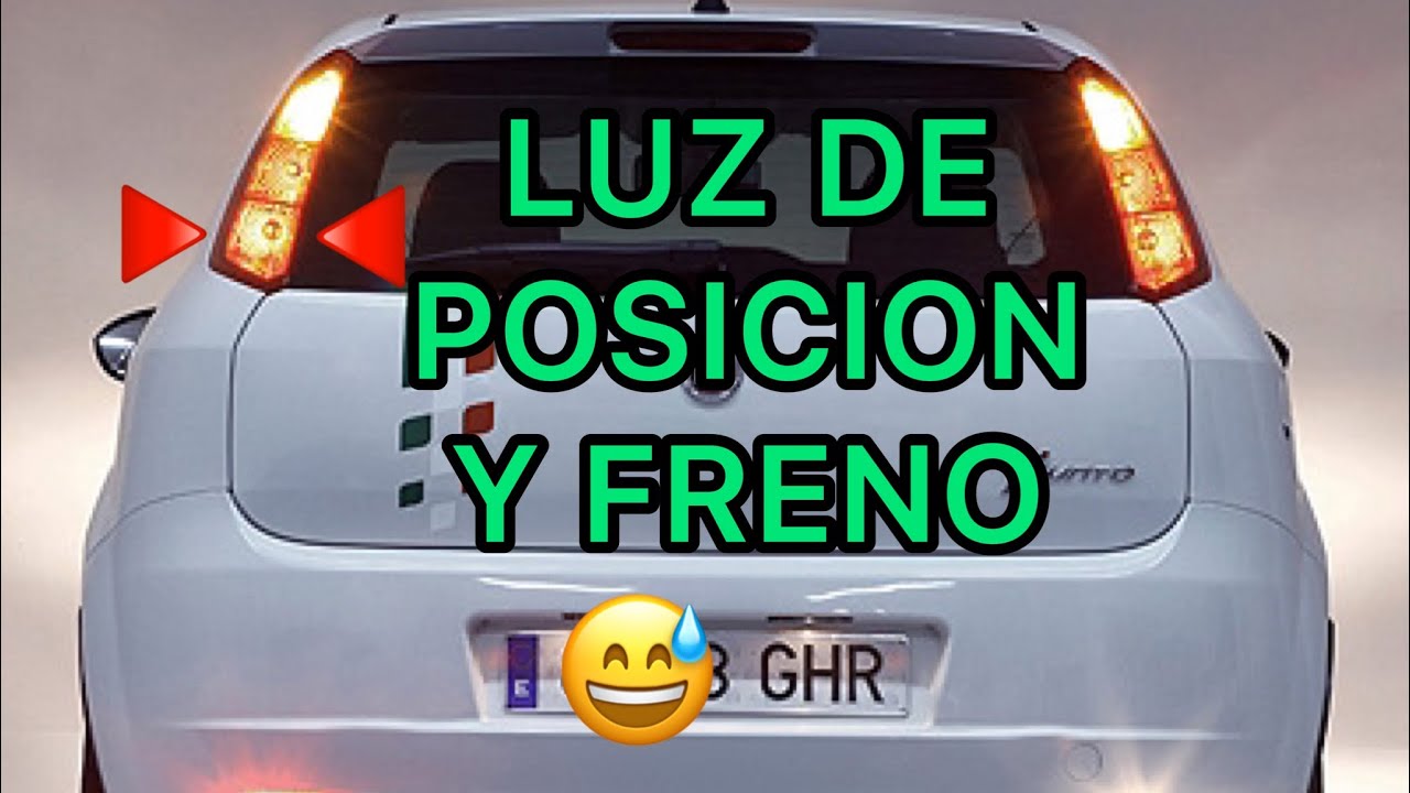 Cómo cambiar luz de posición y freno traseras del Fiat Punto 1.4 2007 Al 2012
