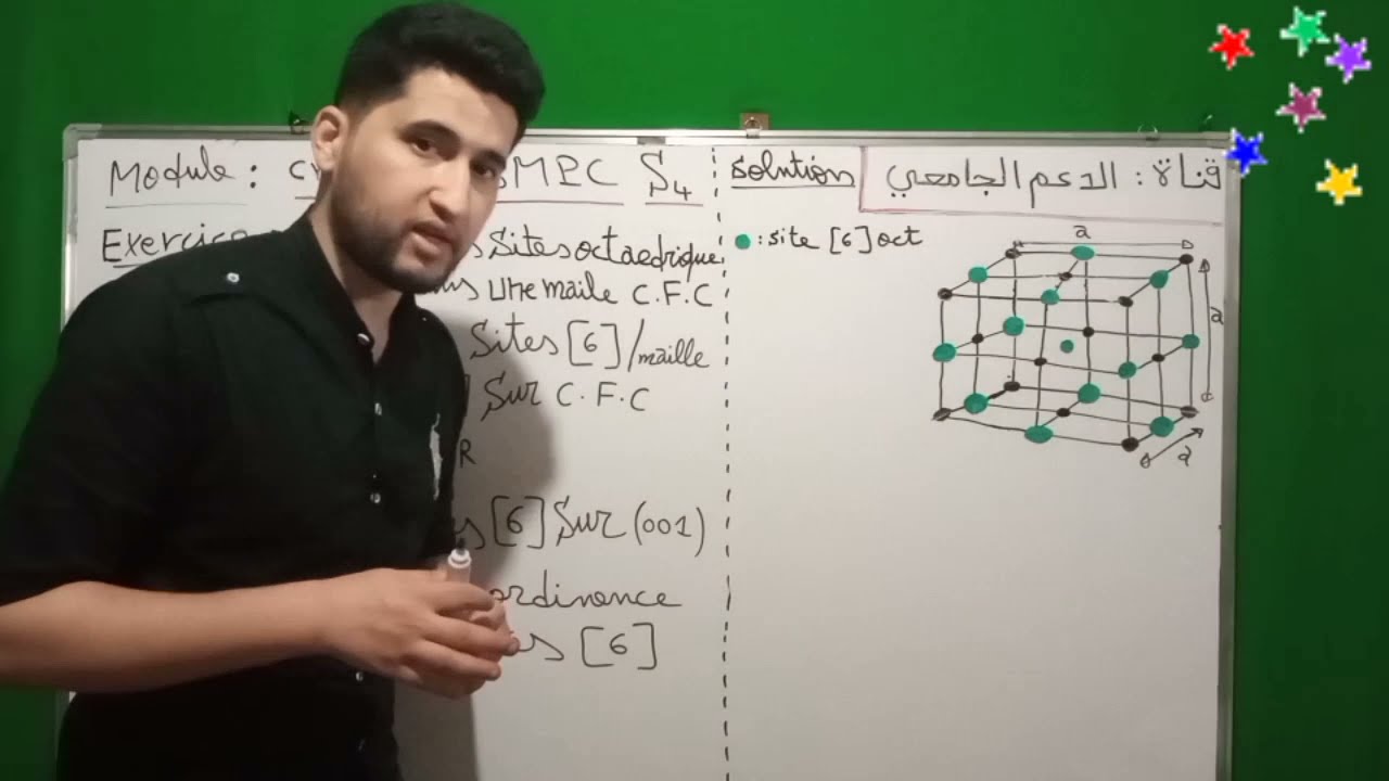 #18 Exercice 15 : Site Octaédrique [ 6 ] dans une Maille CFC | Partie 8 | Cristallochimie S4
