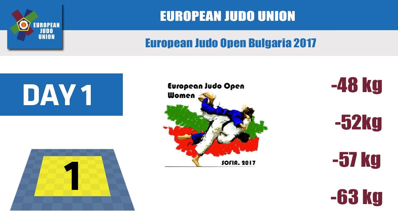 European Judo Open Women - Sofia, BUL 2017 - Day1 - Mat 1