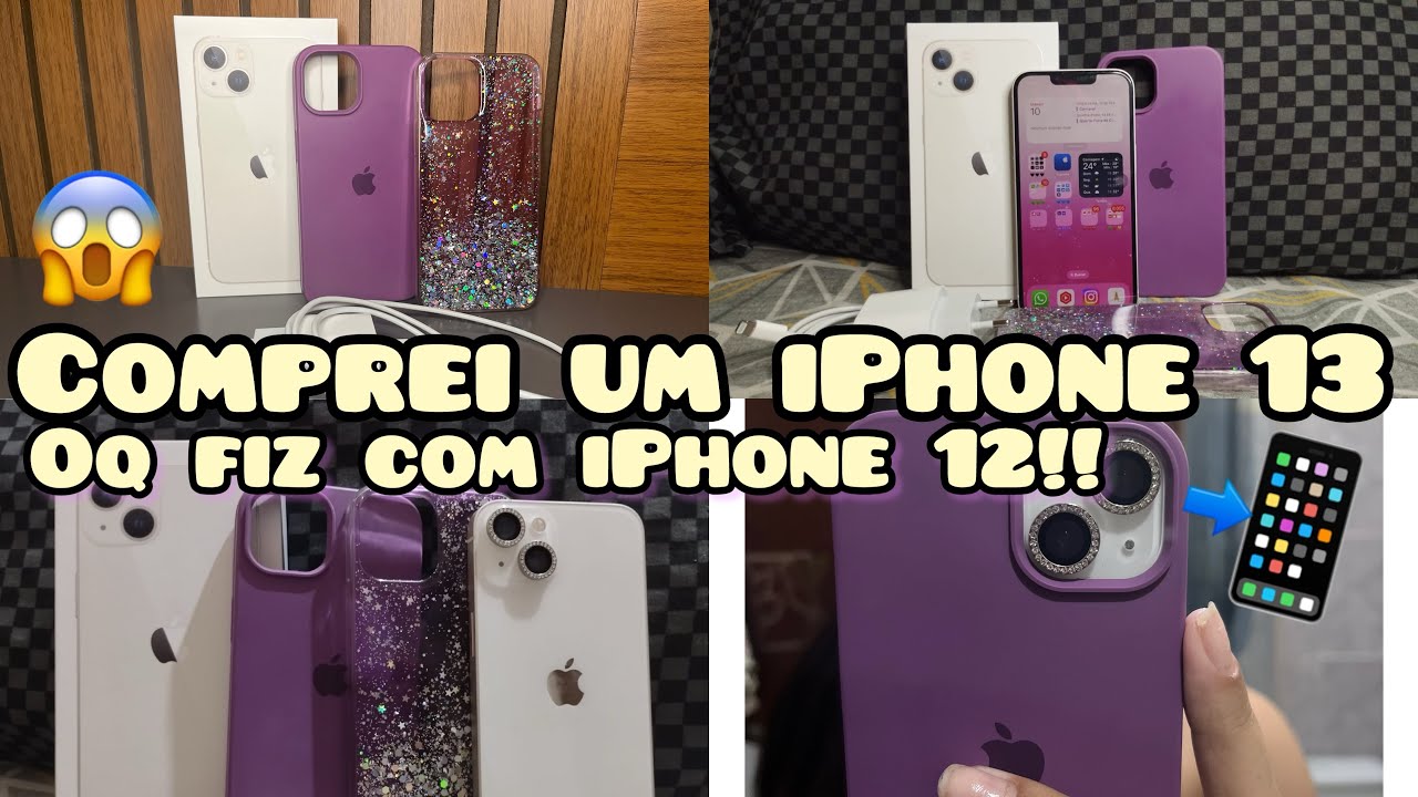 Comprei o IPhone 13 Novo 128GB 📲 | Umboxing | O que aconteceu com o iPhone 12 😮‍💨