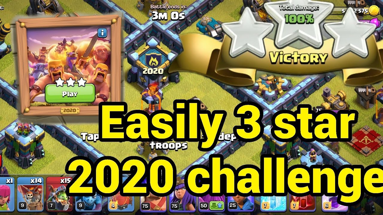 Easily 3 Star 2020 Challenge | Clash of Clans #clashofclans #coc #2020challenge