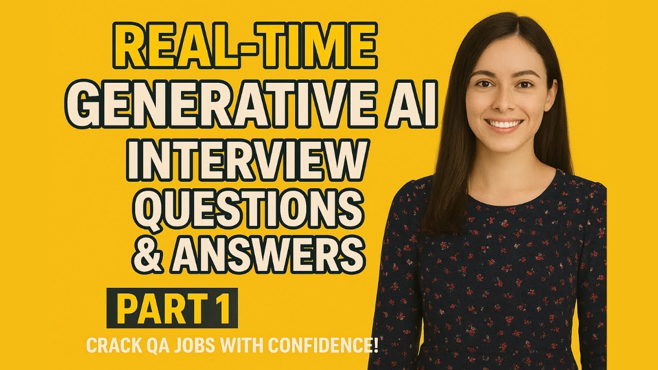 ✨ Real-Time Generative AI Interview Q&A | Scenario-Based Questions & Answers | Part 1