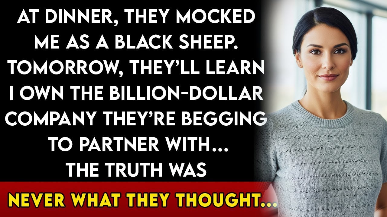 My Family Mocked Me as the Black Sheep, Until They Needed My Signature on a $60 Million Deal...
