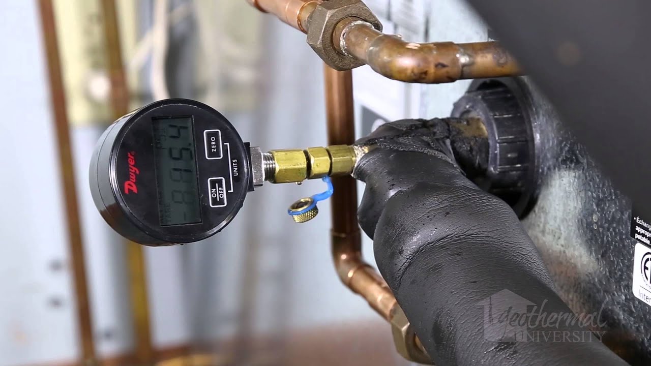 Testing a Geothermal Water / Refrigerant Coax