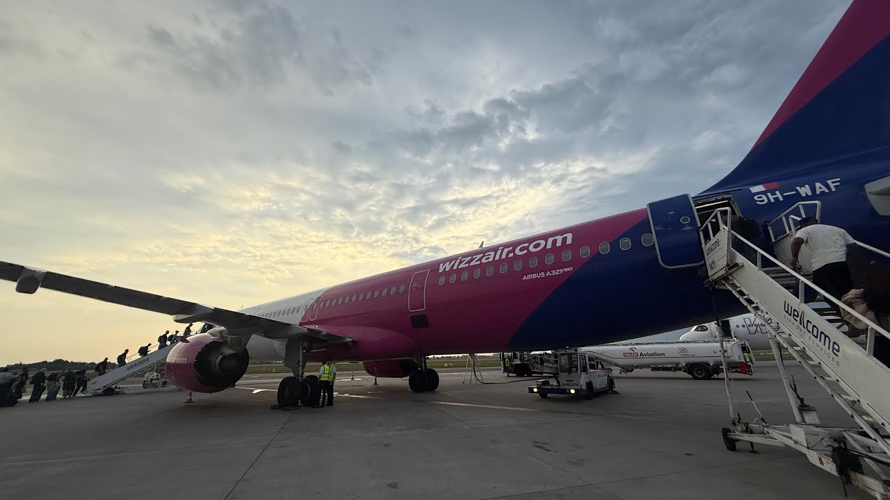 Warsaw(EPWA)-Bergamo(LIME) | Airbus A321-271NX(9H-WAF) Wizzair | Takeoff and Landing