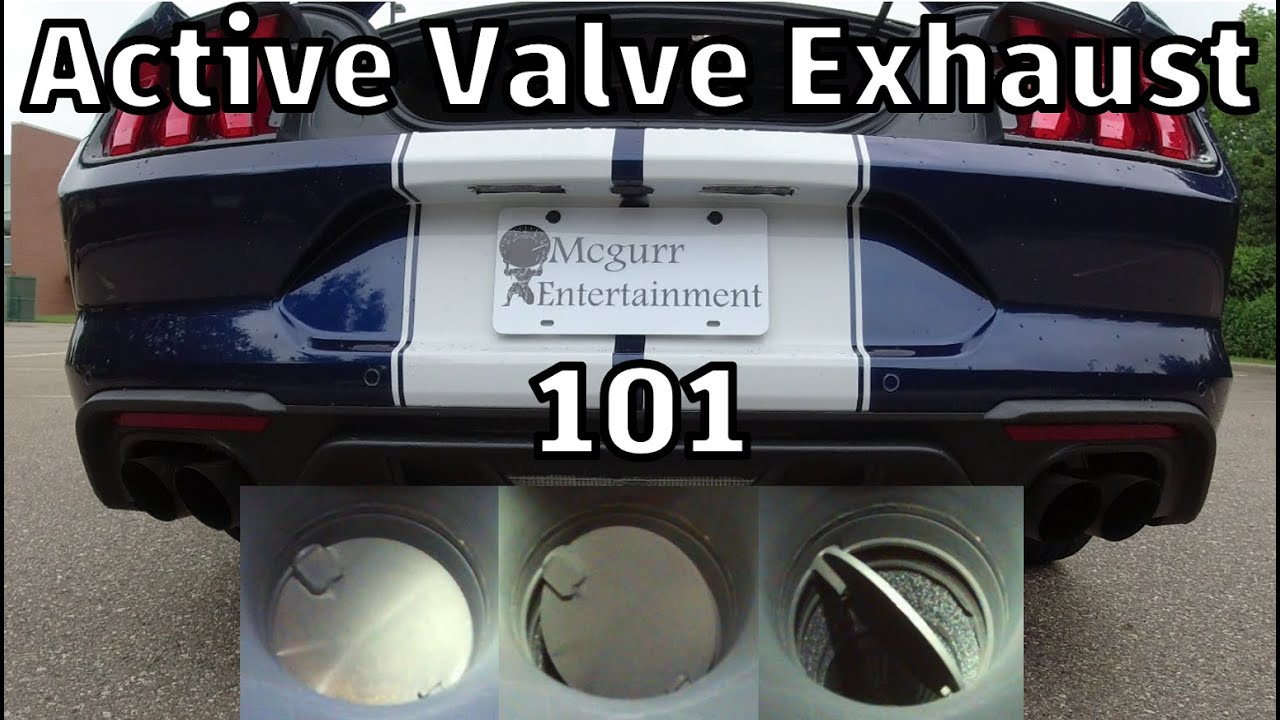 Mustang GT Active Valve Performance Exhaust: объяснение (2018–2023)