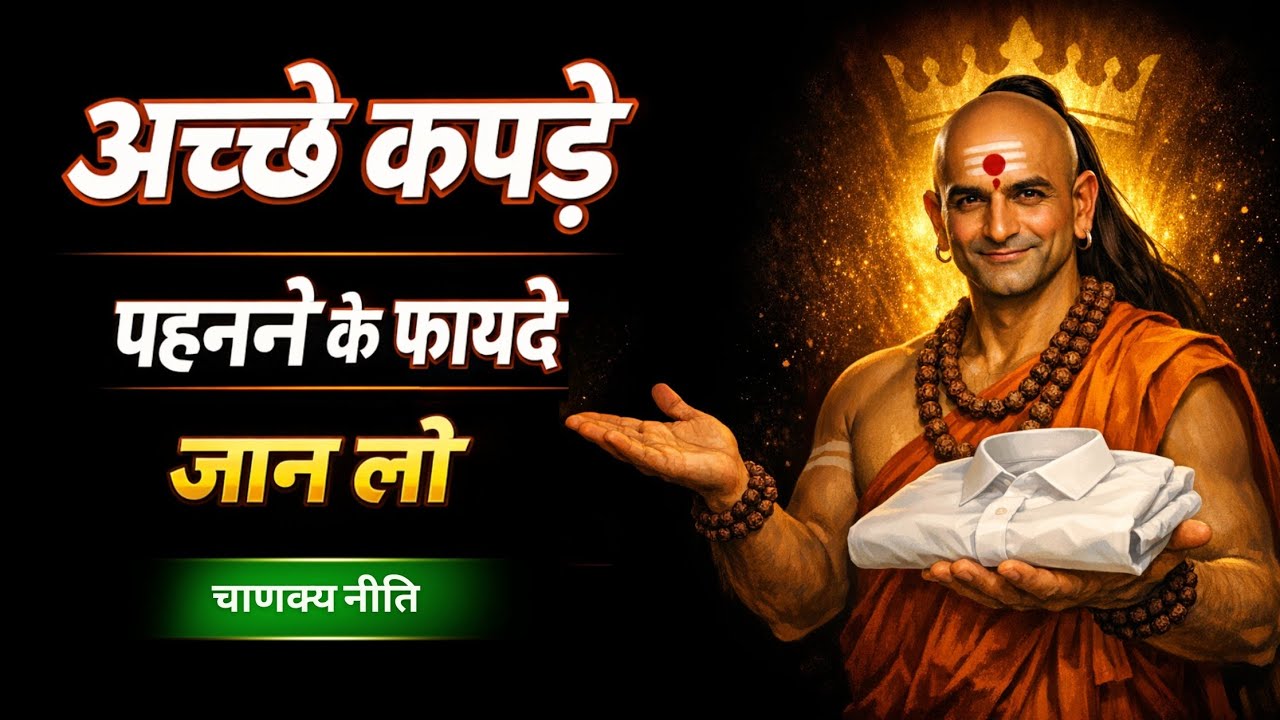 Chanakya Niti - अच्छे कपड़े पहनने के ये फायदे जान लो | ज़िंदगी बदल जाएगी