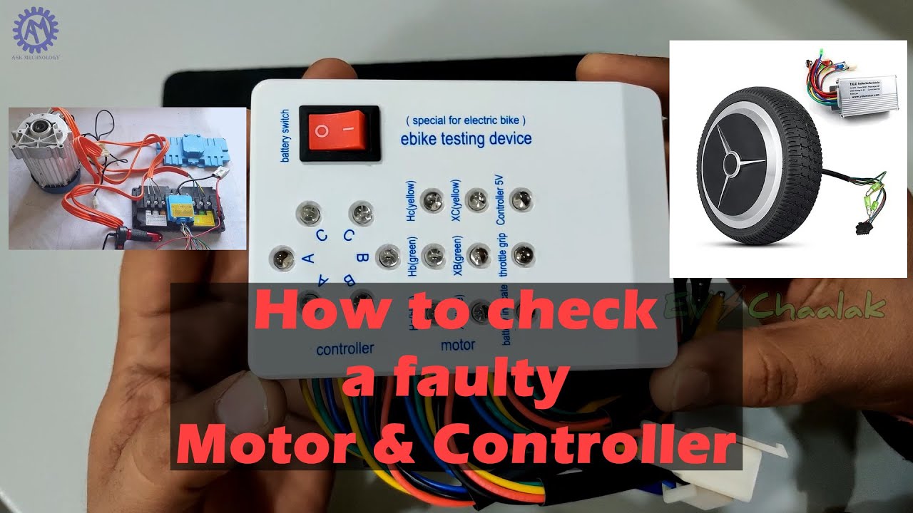 HOW TO CHECK EV MOTOR & CONTROLLER ! E BIKE TESTING DEVICE !! ASK Mechnology !!!