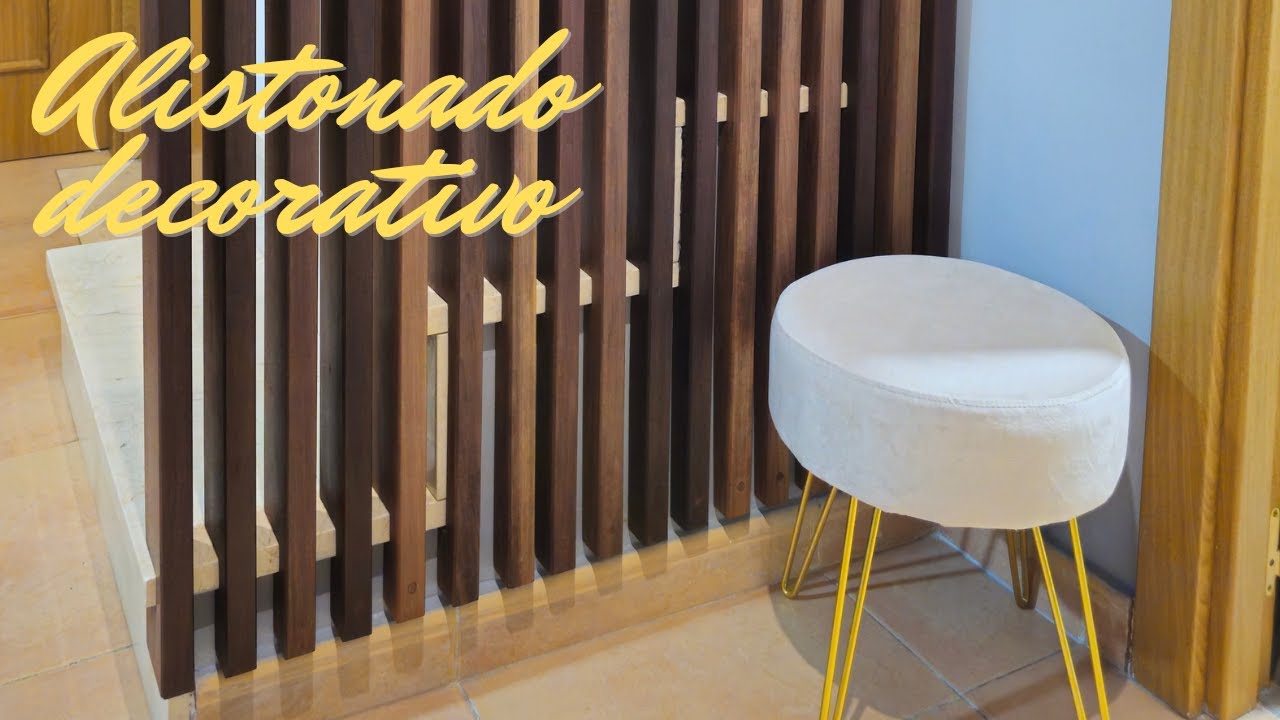 Decoración con palilleria, listones en madera maciza (PARTE 1)