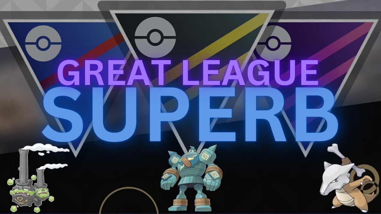 Great League Galarian Weezing SHADOW Marowak Golurk team is SUPERB in PokemonGo!