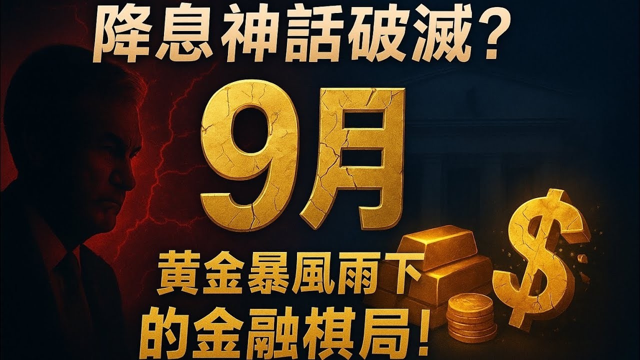 聯準會為什麼寧死不降息？黃金暴風雨背後的金融棋局，比你想的更驚險！9月降息神話破滅？ #黃金走勢 #美聯儲 #聯準會 #加息 #降息 #利率政策 #美債危機