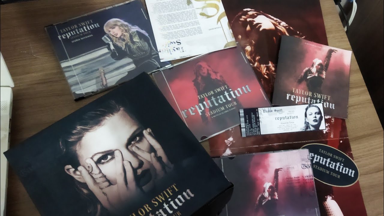 UNBOXING BOX SET TAYLOR SWIFT REPUTATION STADIUM TOUR FAN MADE