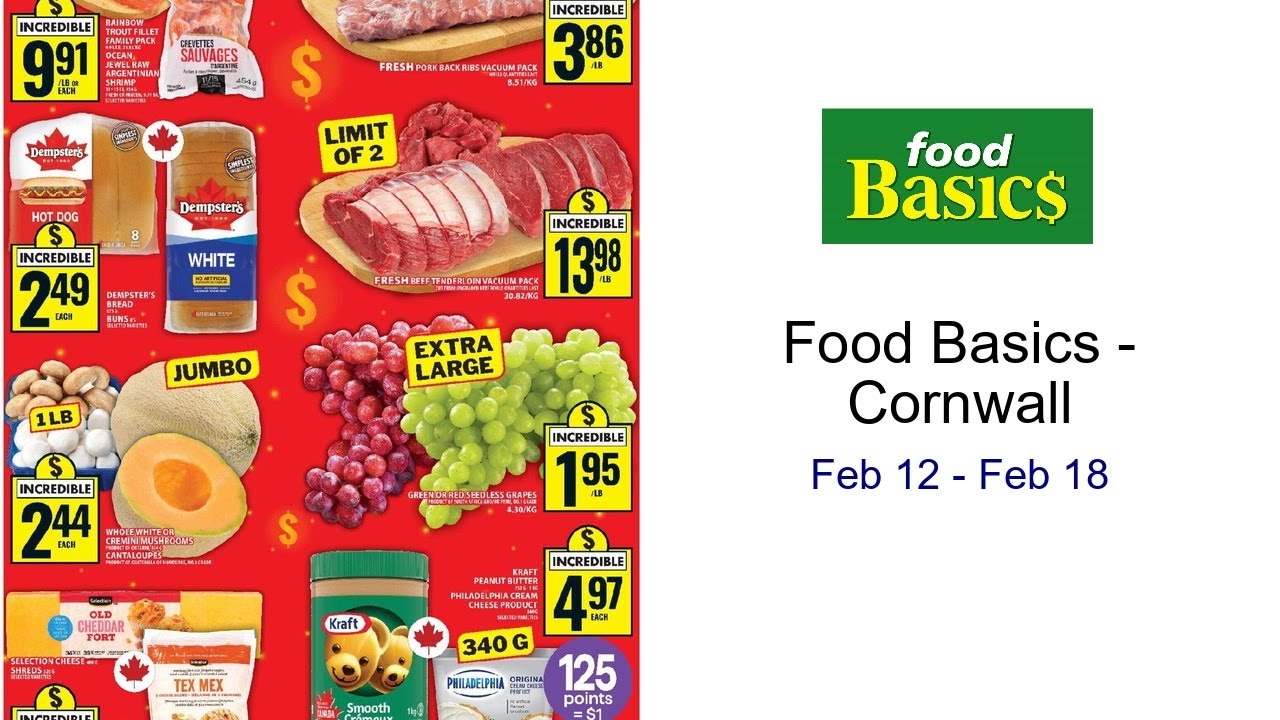 Food Basics - Cornwall Feb 12 - Feb 18