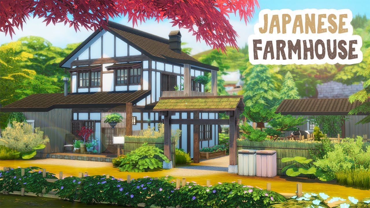Japanese Farm 🐔 || The Sims 4 Family Home: Speed Build