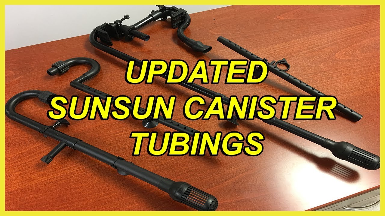 SunSun HW Canister Filter Updated Intake and Output Tubes Setup