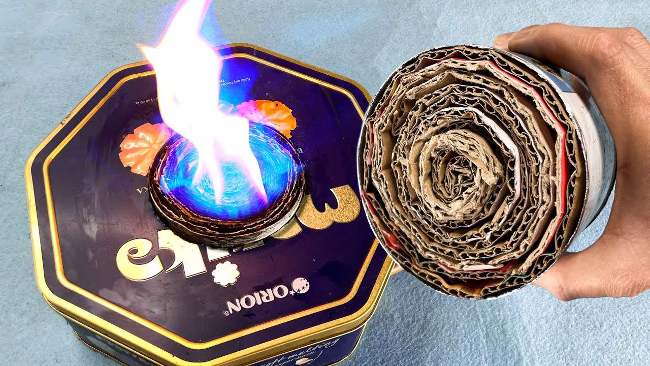 Печь из картона своими руками 3 в 1 — не нужен ни газ, ни электричество!