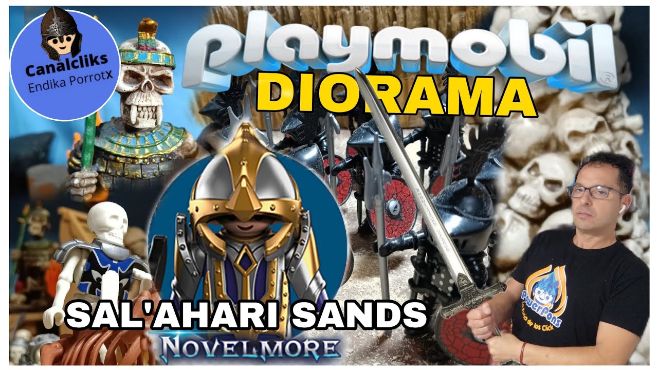 🗡️ PLAYMOBIL DIORAMA DE NOVELMORE, REINO DE SAL'AHARI SANDS, POR ENDIKA PORROTX⚔️