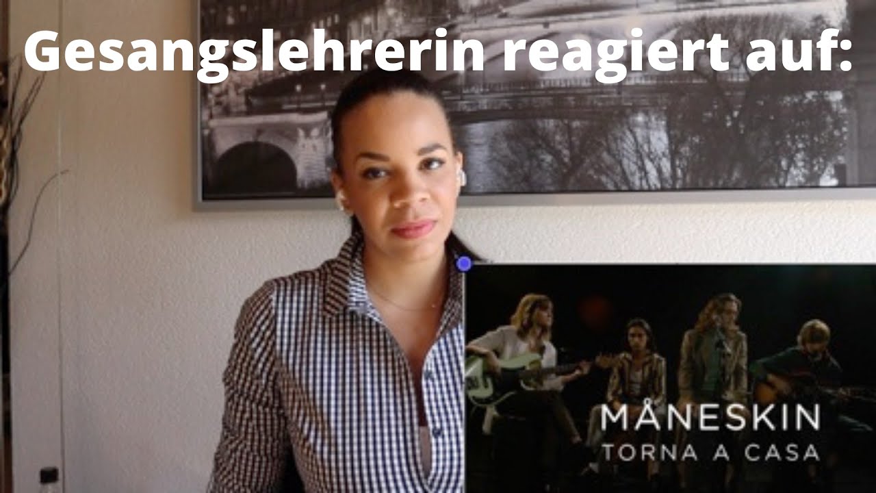 Gesangslehrerin reagiert auf Måneskin - Torna a casa - Live Performance | Vevo