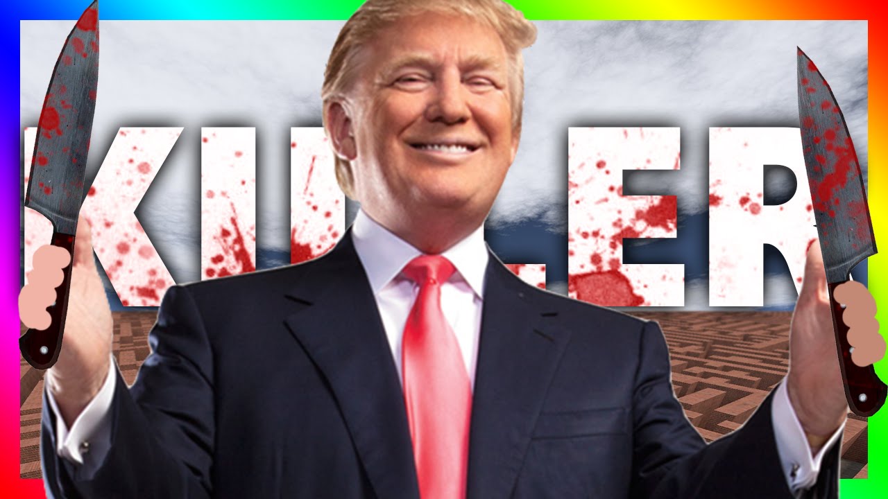 KILLER DONALD TRUMP!?!? | Gmod Horror Maze (CHASED BY DONALD TRUMP)