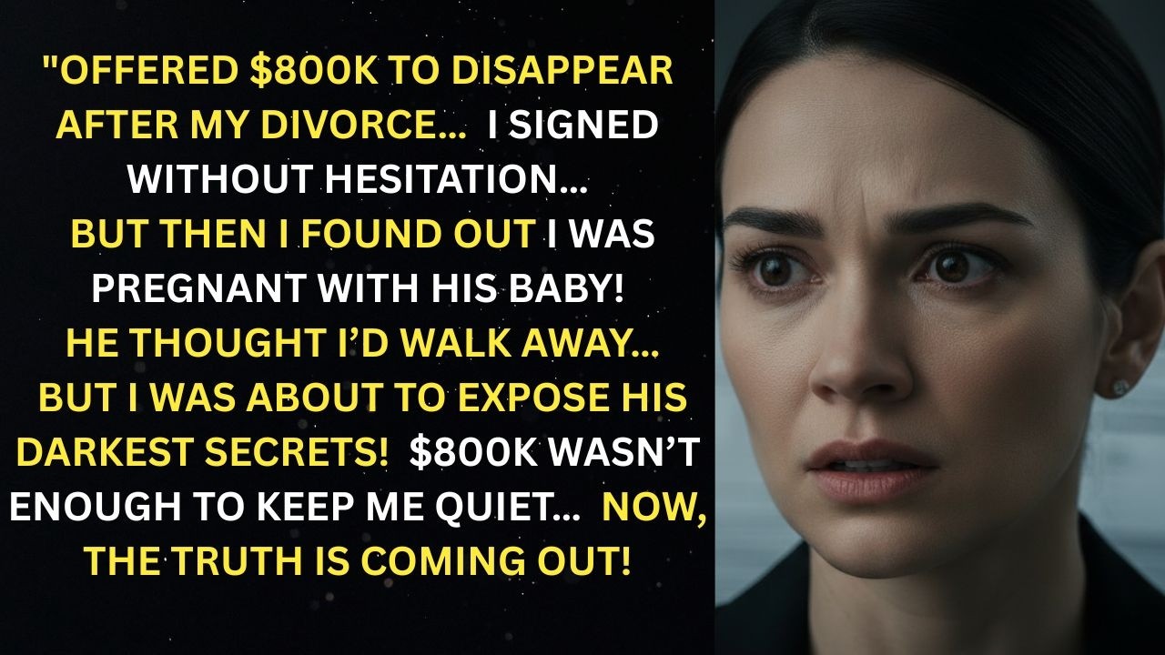 I Was Paid $800k To Disappear— Then I Found Out I Was Pregnant With His Baby!