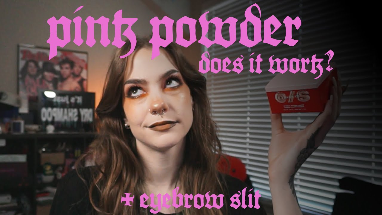do you need pink powder?? + eyebrow silt for the first time