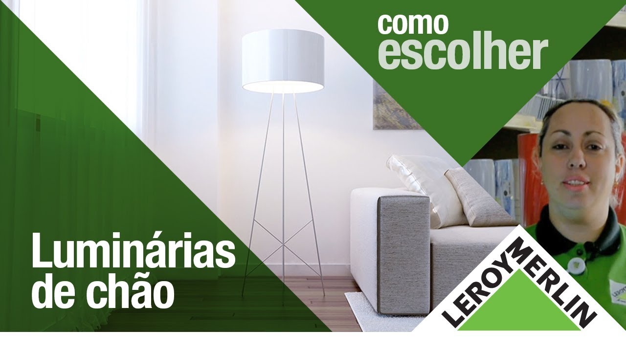 Como escolher luminárias de chão | Leroy Merlin