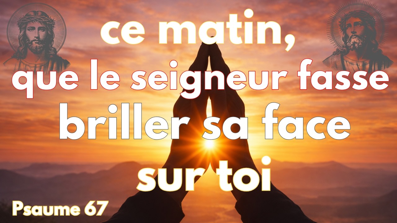 Psaume 67 | Prière Puissante du Matin – Que Sa Face Luise sur Toi Aujourd’hui!