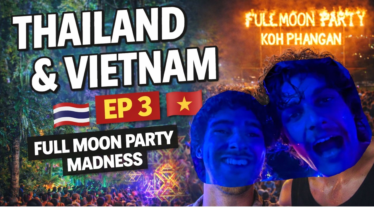 Koh Phangan Jungle Party & Full Moon Madness | EP 3