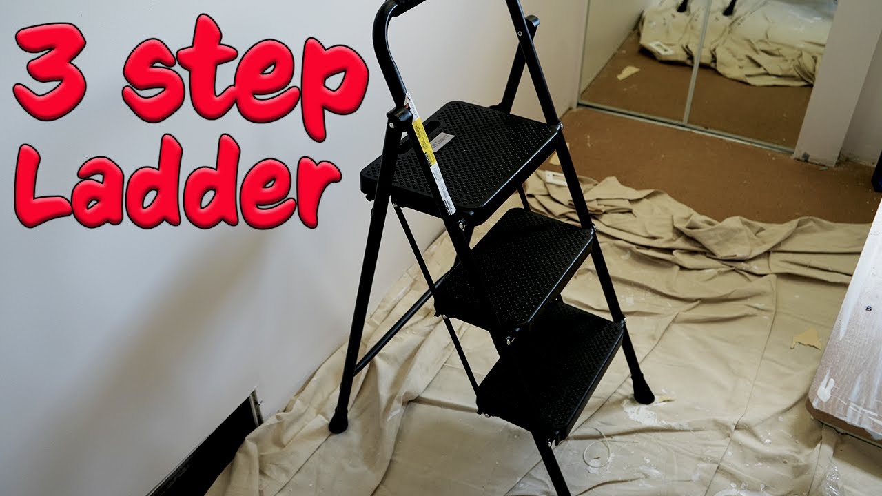 Simple 3 step ladder that can hold up to 500LBS