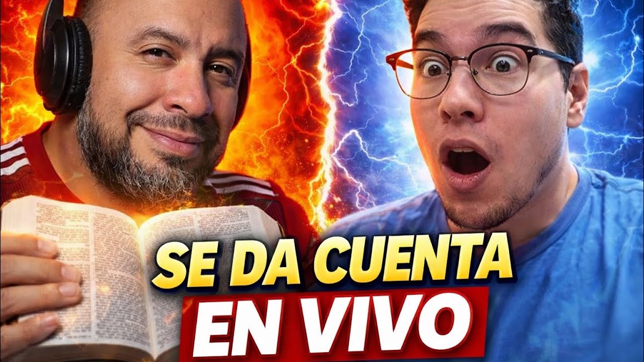 PROTESTANTE se da cuenta en vivo EL PAPA EN LA BIBLIA 