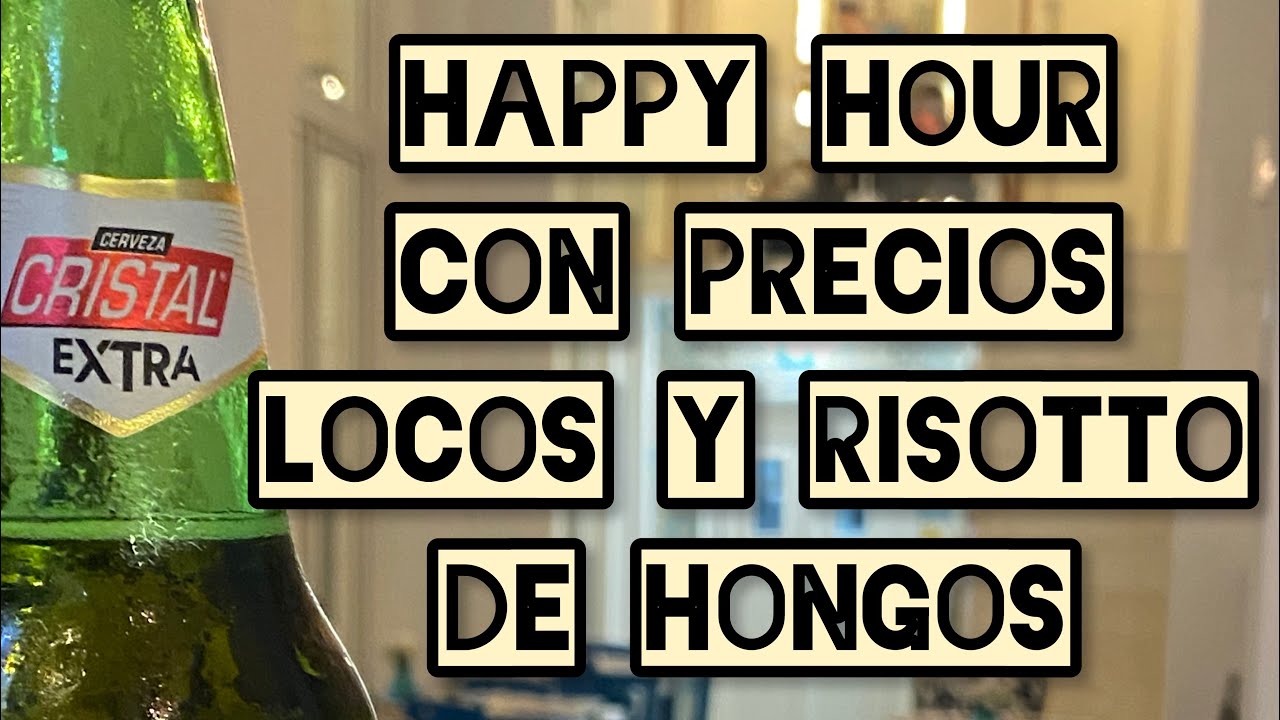 RISOTTO de LOCURA y HAPPY HOUR súper BARATO en Del Prado