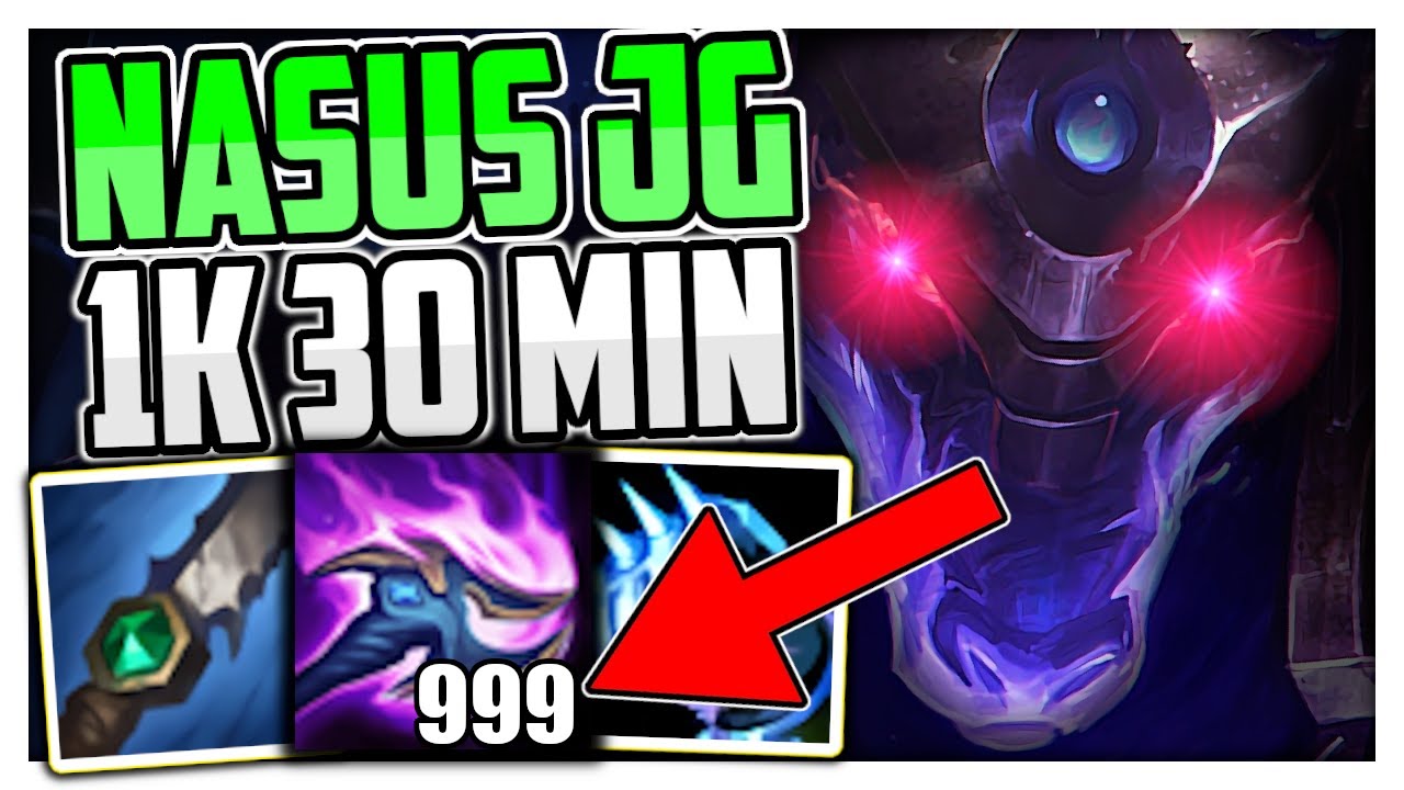 1000-Q STACKS 30 MIN NASUS JUNGLE + NEW OP BUILD/RUNES | How to Play Nasus Jungle & Carry Low Elo