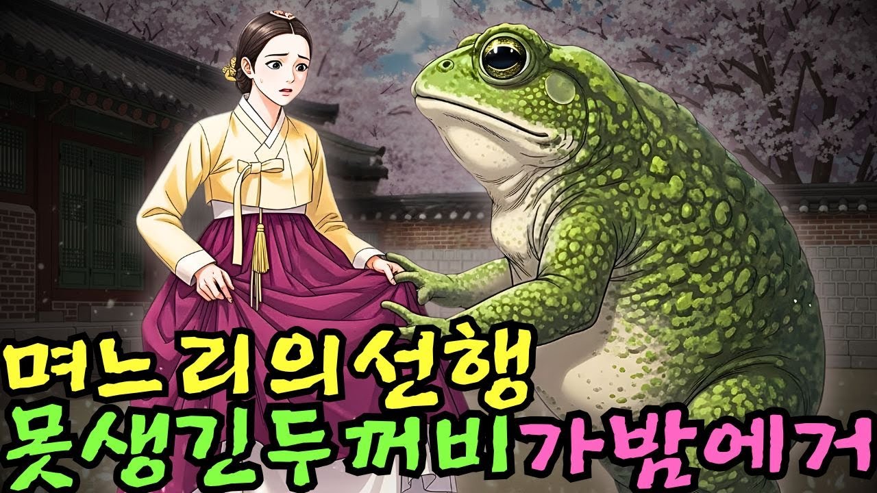 👌잠자기전 듣는 옛날이야기 1시|며느리가 두꺼비와 음식을 나눠 먹고 거대한 지네 괴물을 물리치는 흥미진진한 이야기ㅣ옛날이야기 ㅣ민담 ㅣ오디오북ㅣ전설ㅣ설화 ㅣ야담