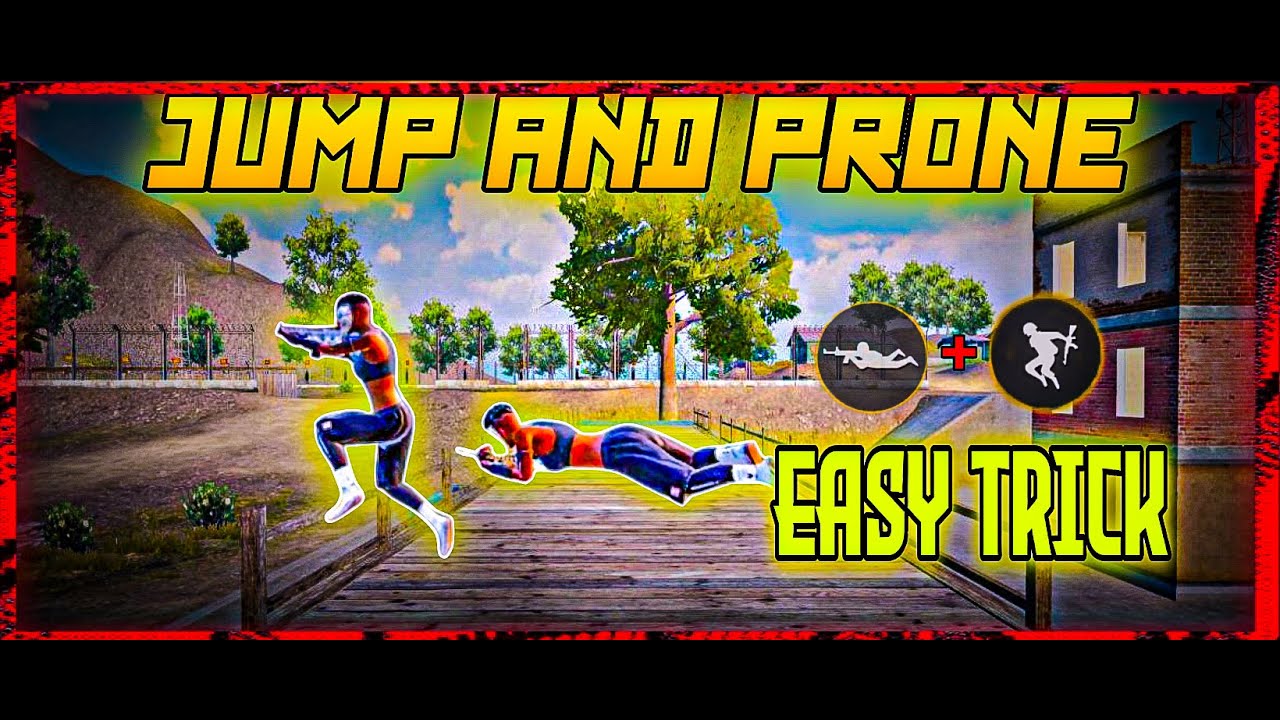 Prone In Air PUBG MOBILE 🔥 jump+Prone 🔥 VEXOR OP 😧