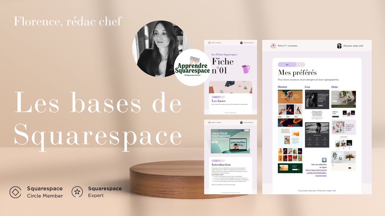 Fiche n°1 : les bases de Squarespace